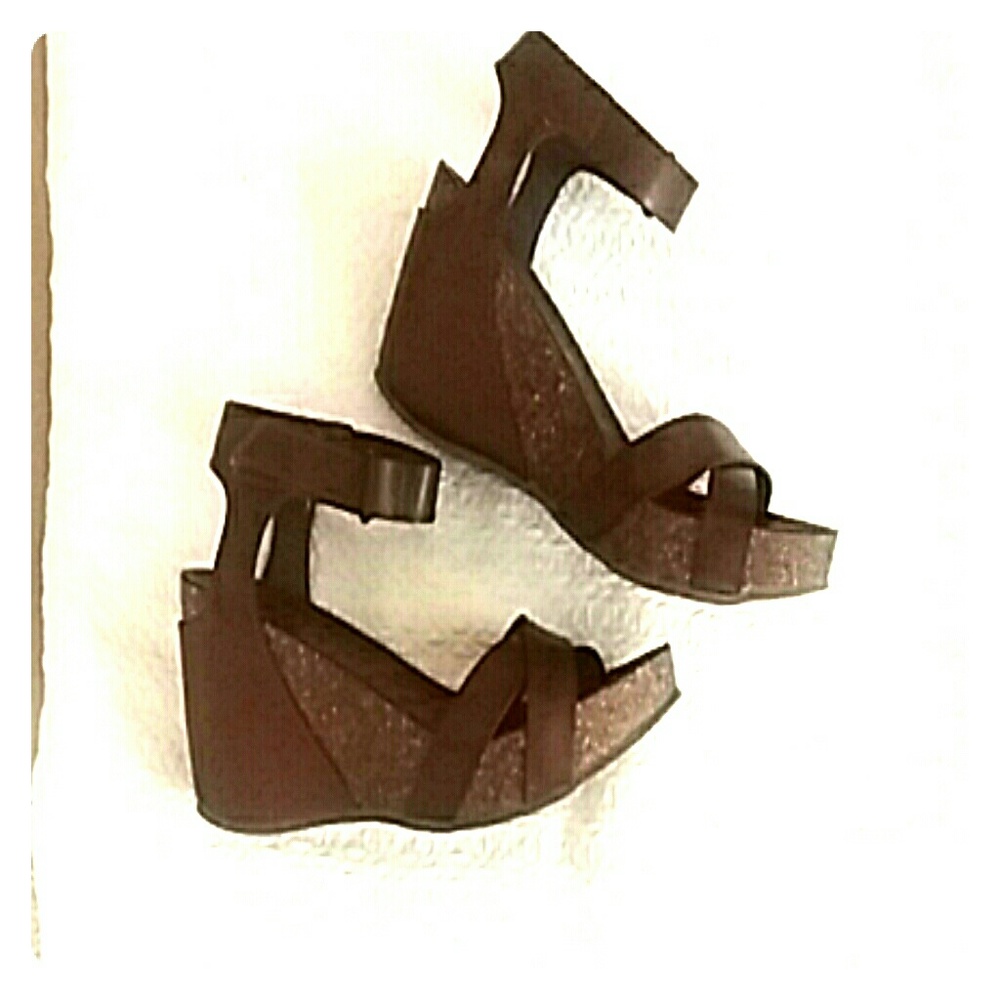 Strappy Wedge Sandals